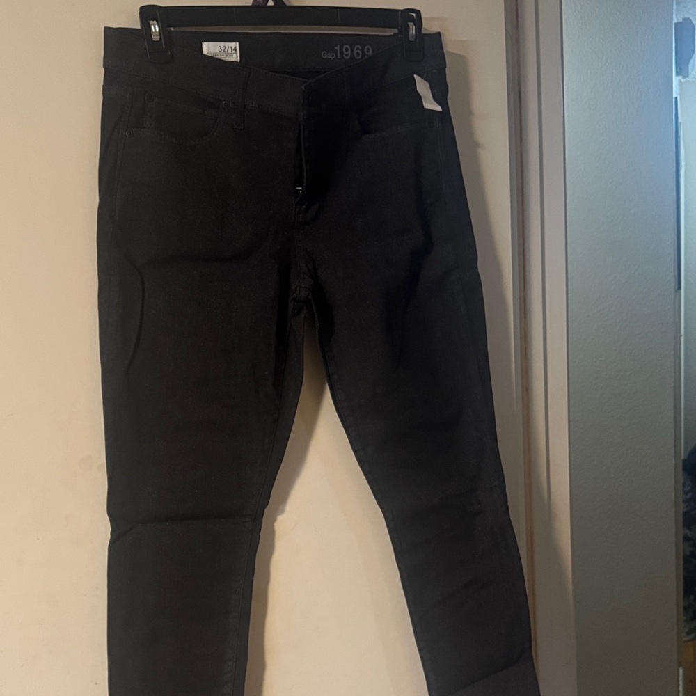 GAP Women's Black Skinny Jeans with Shimmer